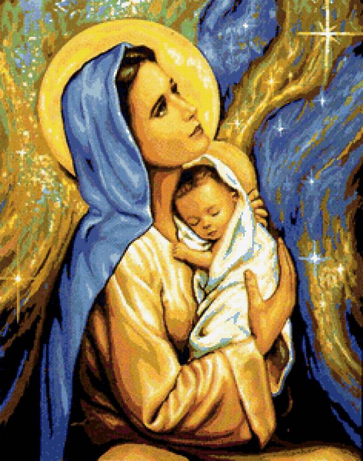 Мадонна с младенцем - мадонна с младенцем - предпросмотр