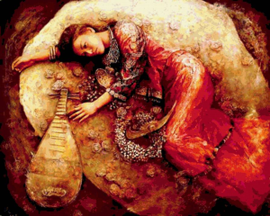 картина - женщина - предпросмотр