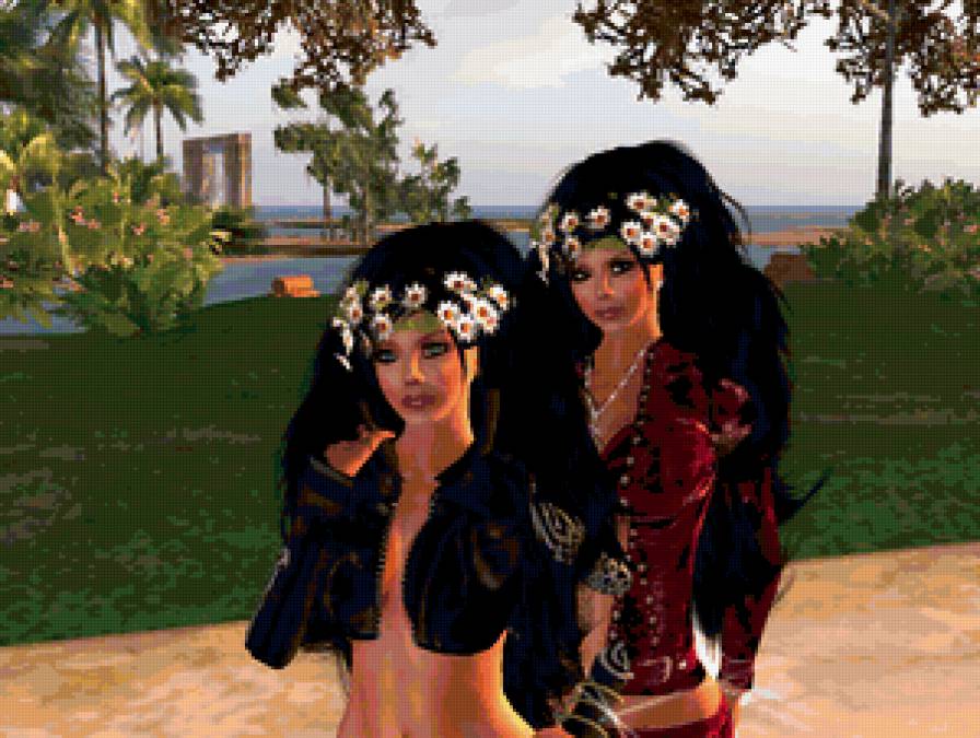 ЮЖНОАМЕРИКАНСКИЕ МЕТИСТКИ - страсть, женщины мира, фентезии, незнакомка, красота женщины - предпросмотр