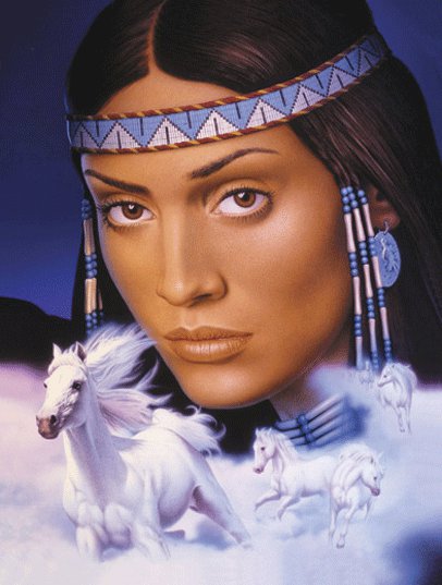 №247128 - картина, женщина, лошади - оригинал