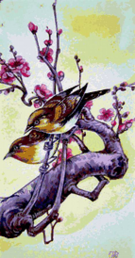 птички - птицы, природа, птица, весна - предпросмотр