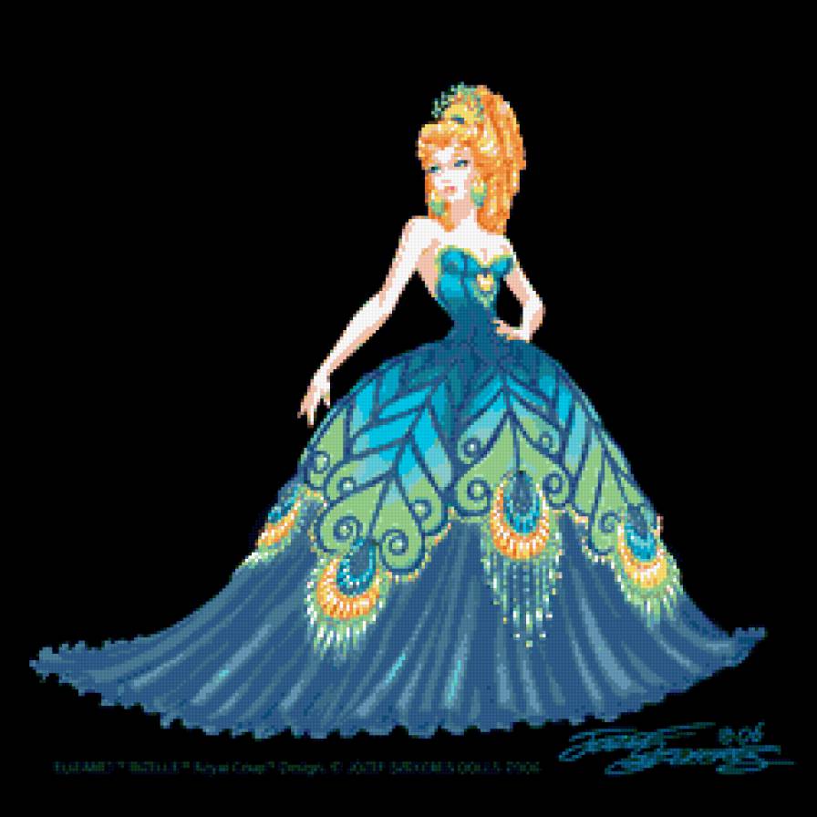 девушка - женщина, подушка, платье, дама, образ - предпросмотр