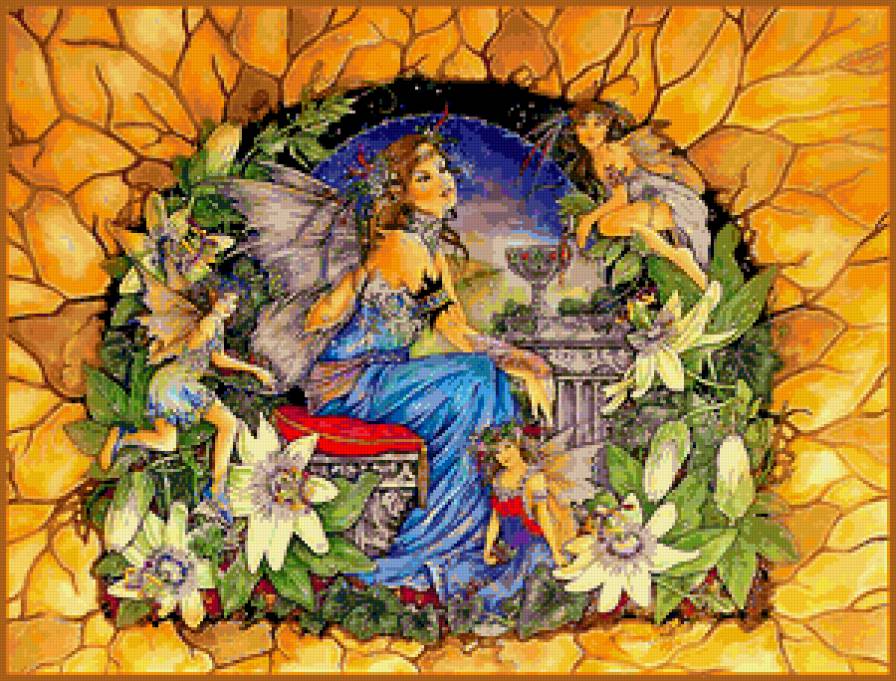 девушка - образ, фея, сказка, бабочка, фентези, эльфы, феи - предпросмотр