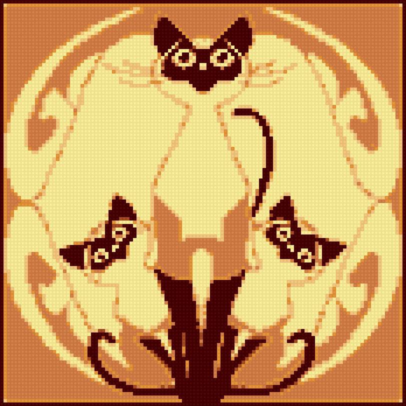 сиамки - кошки - предпросмотр