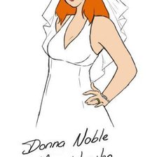 Схема вышивки «Donna Noble»