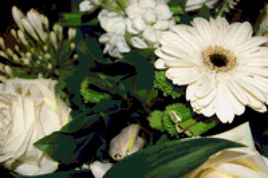 белый букет - белый, букет - предпросмотр