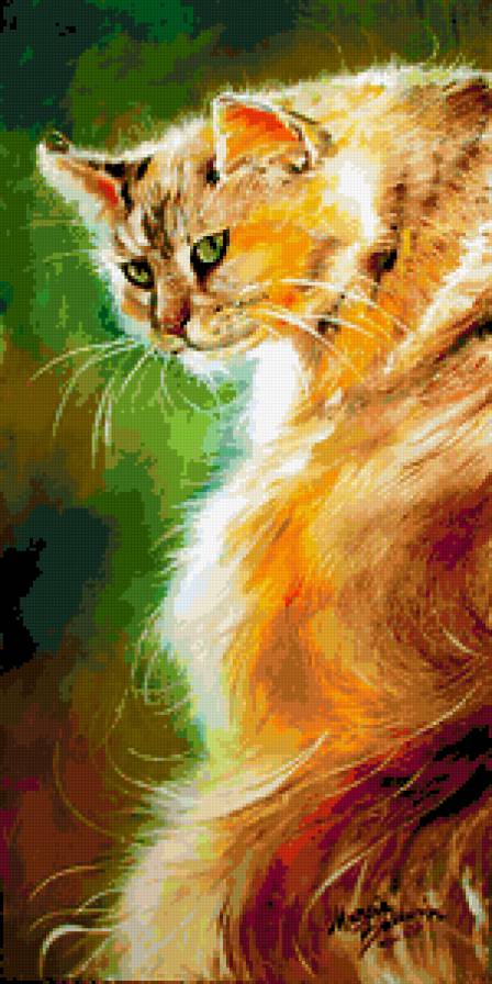 Взгляд - кошки, животные, коты - предпросмотр