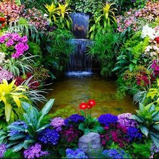 Схема вышивки «Фонтан»