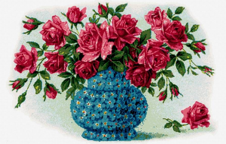 букетик - розы, букет, винтаж, цветы.цветок, роза - предпросмотр