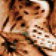 Предпросмотр схемы вышивки «рыси» (№248633)