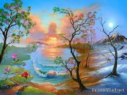 Времена года. - пейзаж, природа - оригинал