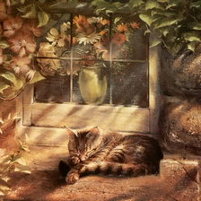 Схема вышивки «Полуденный отдых»