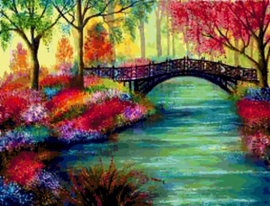 №249911 - пейзаж, цветы, природа, весна - предпросмотр