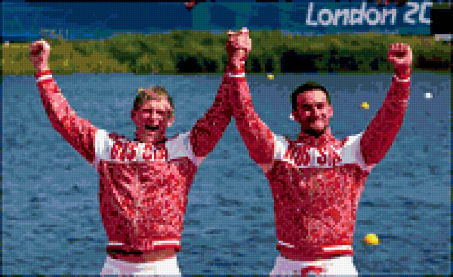 Постригай и Доценко - водные виды спорта, гребля, олимпийские игры - предпросмотр