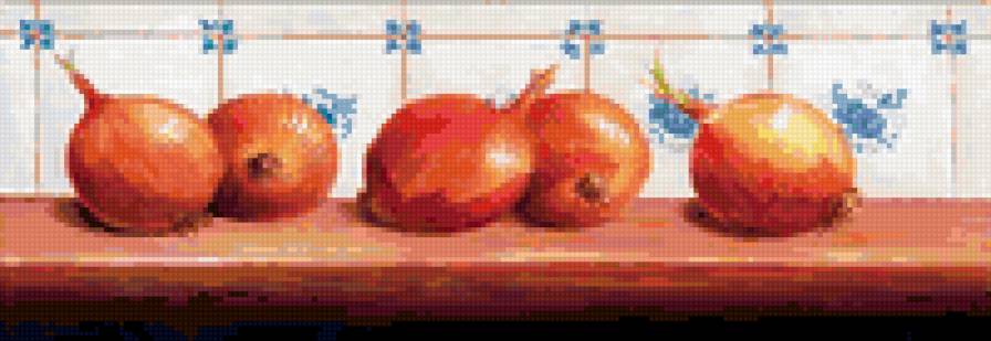 Полка с луком - серия для кухни - предпросмотр