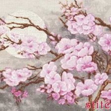Оригинал схемы вышивки «сакура» (№250278)