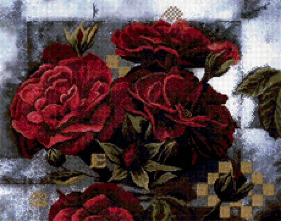 Розы на черном - розы, цветы - предпросмотр