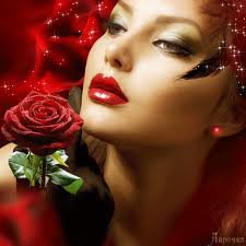 №250452 - роза, цветы, девушка, фэнтези - оригинал