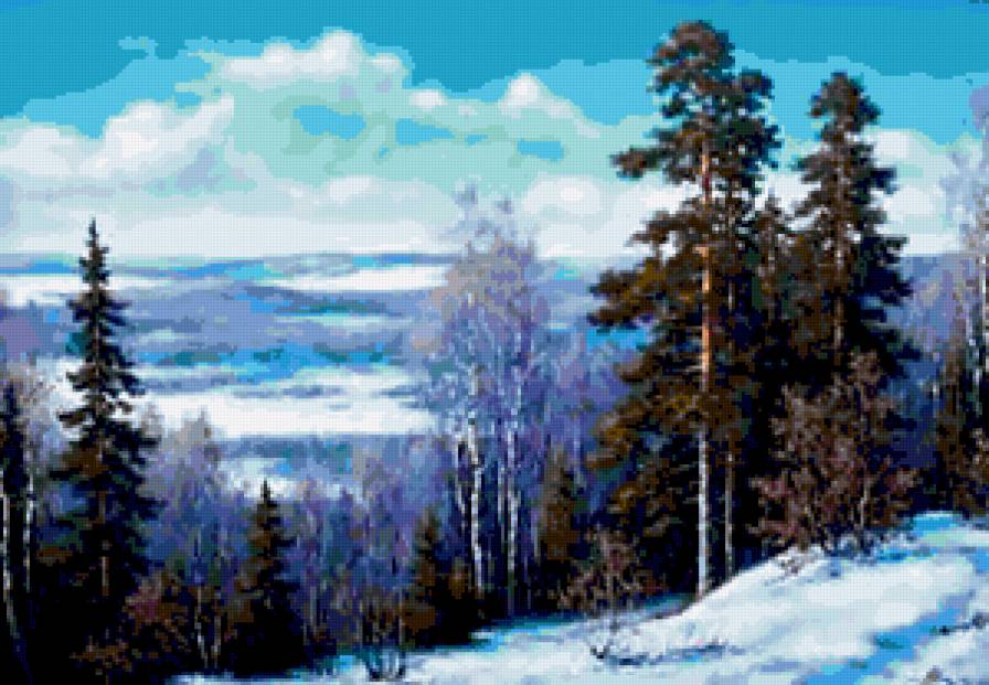 №250478 - пейзаж, зима, природа - предпросмотр