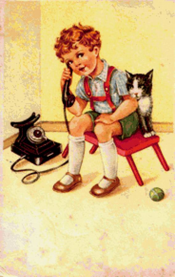 старые открытки - дети, винтаж - предпросмотр