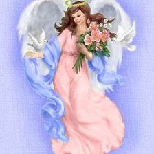 Схема вышивки «Ангел»