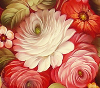 Подушка "Розы" - декор, цветы, подушка - оригинал