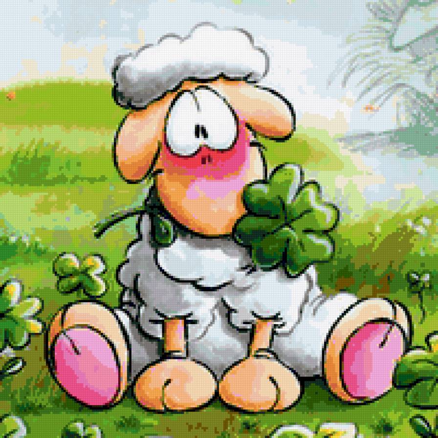 Овечка - животные, юмор - предпросмотр