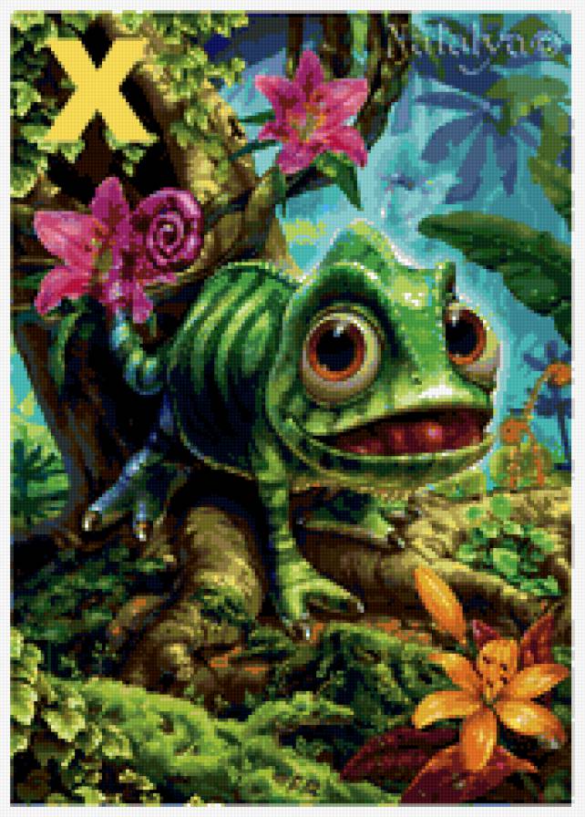 №250819 - алфавит, животные - предпросмотр