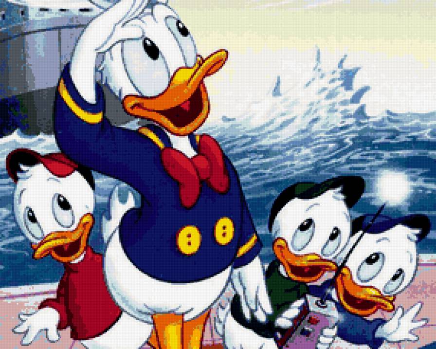 Дональд Дак - мултяшные зарисовки, дисней, герои мультика, мультики, утки - предпросмотр