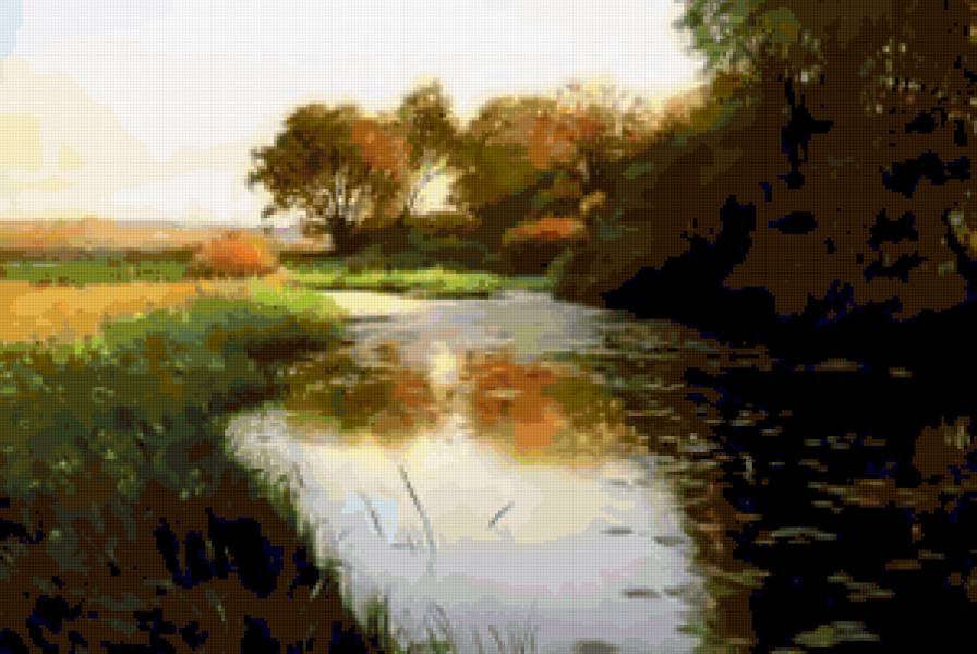 №251186 - пейзаж, река, лето, природа - предпросмотр