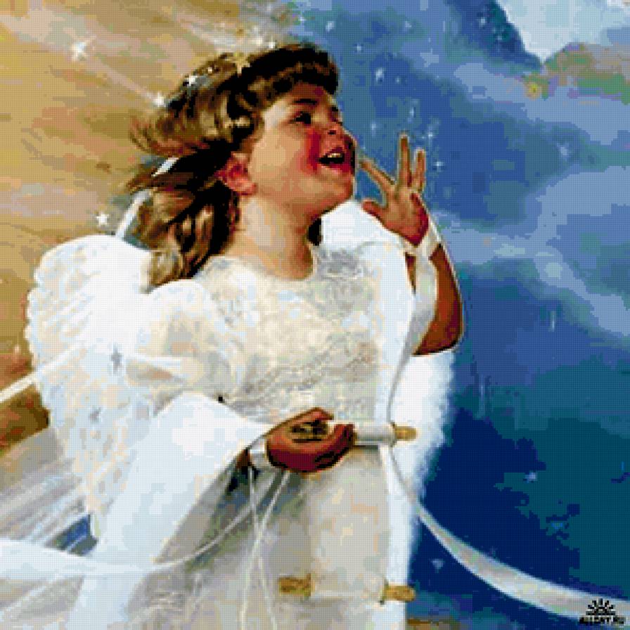 ангелочек Дональда Золана - девочка, ангел, дети - предпросмотр