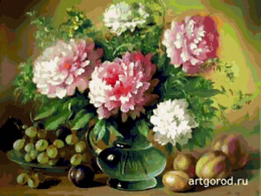 №251247 - букет, цветы, пионы - предпросмотр