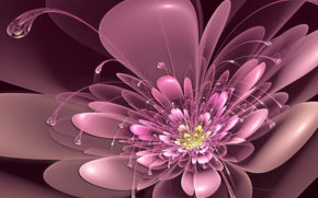 абстракция - цветок, цветы - оригинал