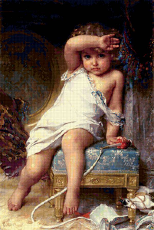 Шалость - дети, люди, картина - предпросмотр