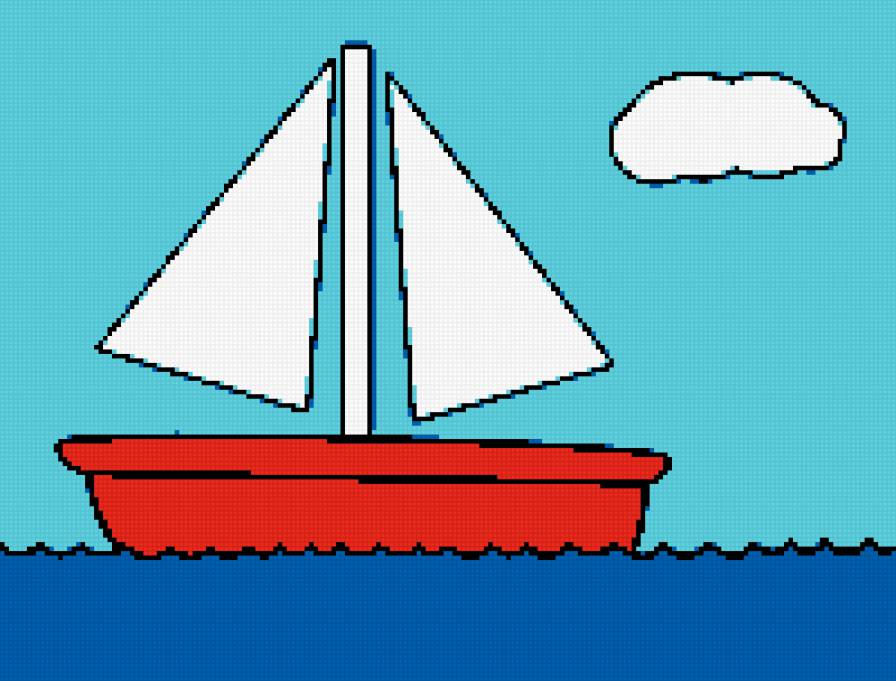 Картина "Корабль" у Симпсонов - корабль, картина, симпсоны - предпросмотр