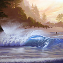 Схема вышивки «Enchanted Shores»