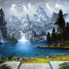 Схема вышивки «ViewFromTheTemple»