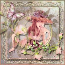 №252290 - бабочки, девушка - оригинал