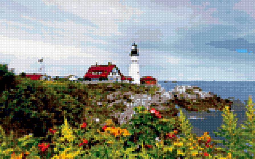 Маяк - побережье, маяк - предпросмотр