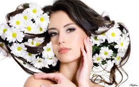№252432 - ромашки, девушка, цветы - оригинал