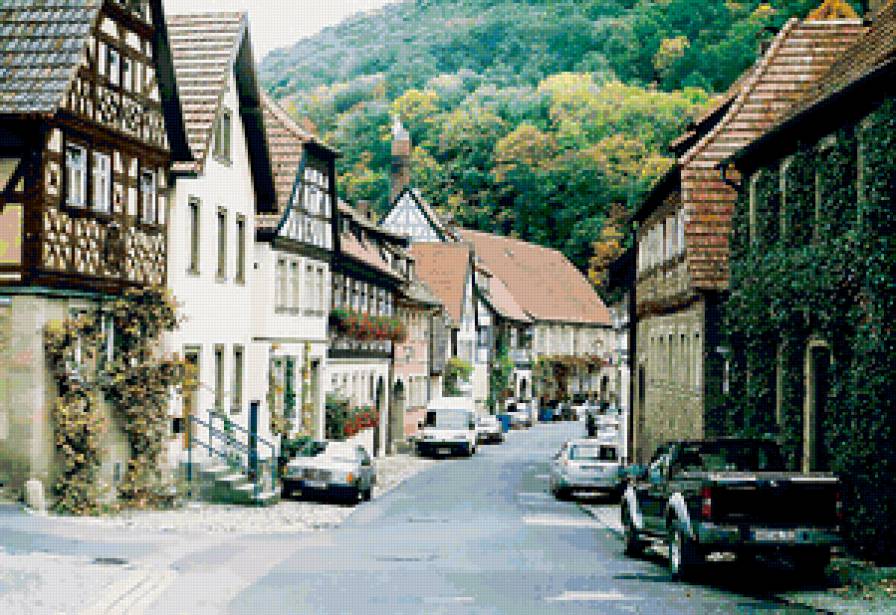 Город - природа, красота, солнце, горы, поезд, лето, пейзаж - предпросмотр