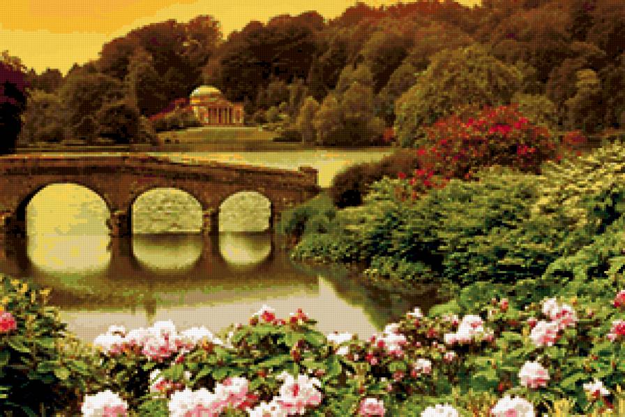 Парк в Сторхеде. Уилтшир - деревья, парк, природа - предпросмотр