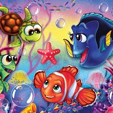 Схема вышивки «немо    мульт»