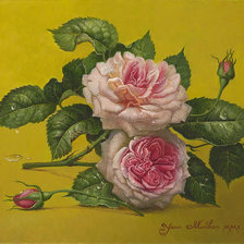 Оригинал схемы вышивки «Розы» (№252650)