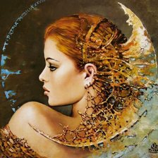 Схема вышивки «ЖЕНСКИЙ ВЗГЛЯД»