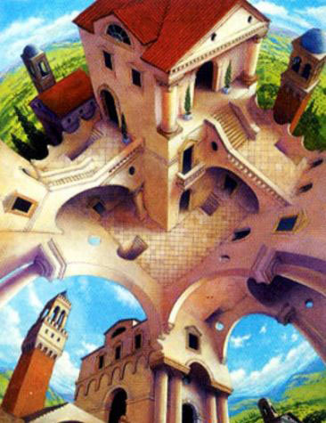 Замок - строение, замок, иллюзия - оригинал