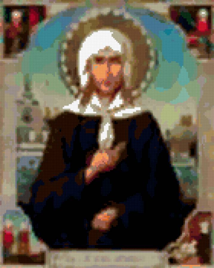 ксения петербургская - икона - предпросмотр