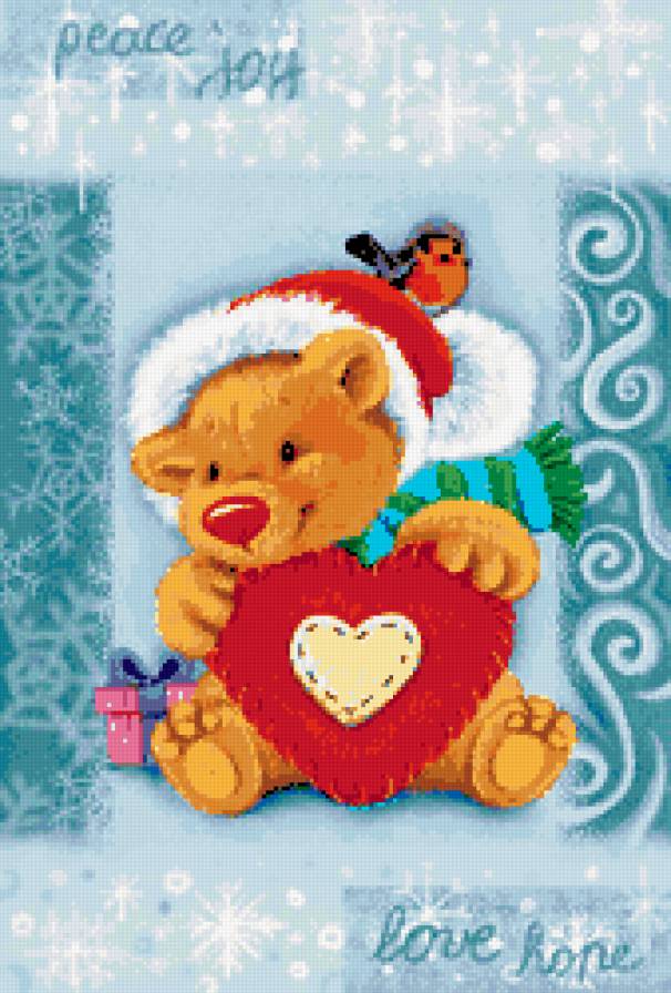 мишка - зверята, игрушки, сердечко, мишки, любовь - предпросмотр