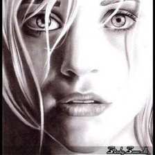 Схема вышивки «девушка»