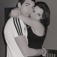 Схема вышивки «My sister and her boyfriend»